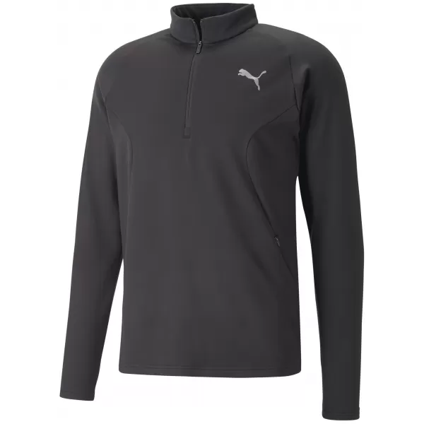  Moška jopica PUMA RUN CLOUDSPUN KNIT 1/2 ZIP 52327201 PUMA ČRNA 