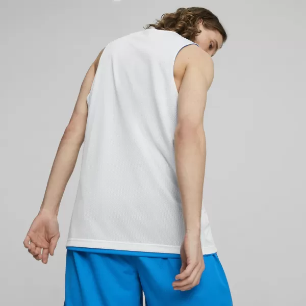  Moški dres PUMA REVERSIBLE PRACTICE JERSEY 67664005 ELEKTRIČNA MODRA LIMONADA 