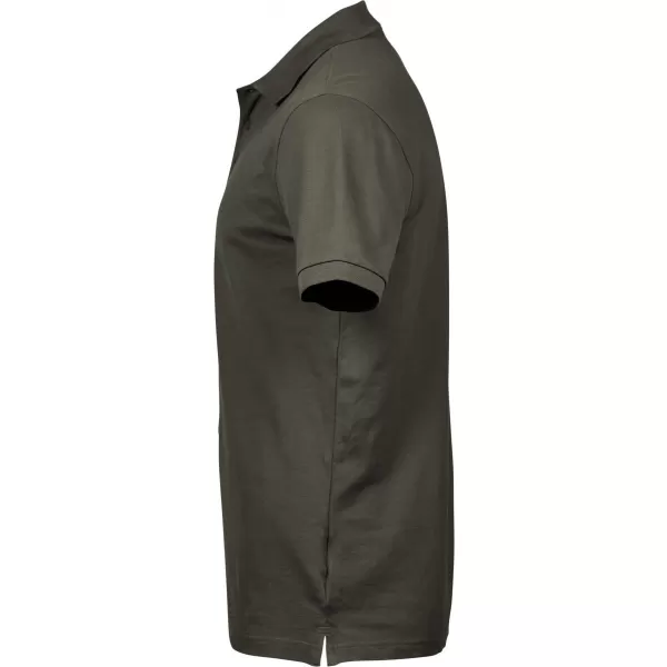  Moška majica s kratkimi rokavi TEE JAYS | TJ 1405 TEMNO OLIVNO 