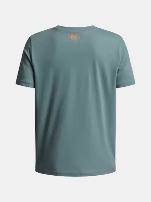 Fantovska majica s kratkimi rokavi UNDER ARMOUR UA OVERLAY WM SS 6005069-323 ZELENA