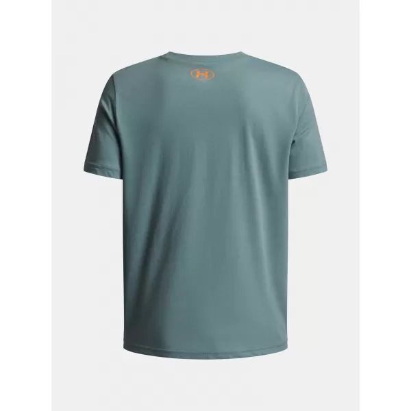  Fantovska majica s kratkimi rokavi UNDER ARMOUR UA OVERLAY WM SS 6005069-323 ZELENA 