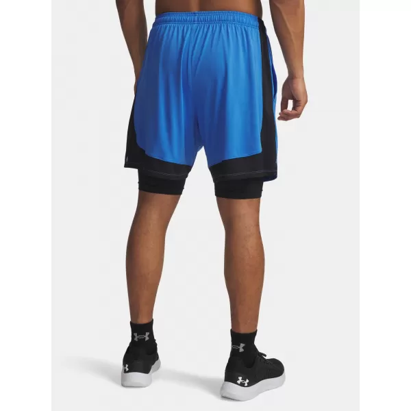  Moške kratke hlače UNDER ARMOUR UA TECH VENT 2IN1 SHORT MODRA 