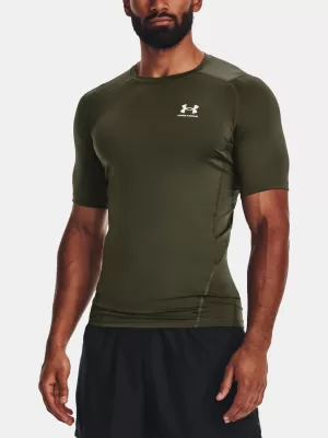 Moška majica s kratkimi rokavi UNDER ARMOUR UA HG ARMOUR COMP SS 1361518-390 ZELENA
