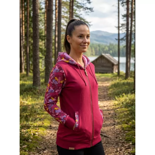  Damske trenirke ALTISPORT GALAH BURGUND 