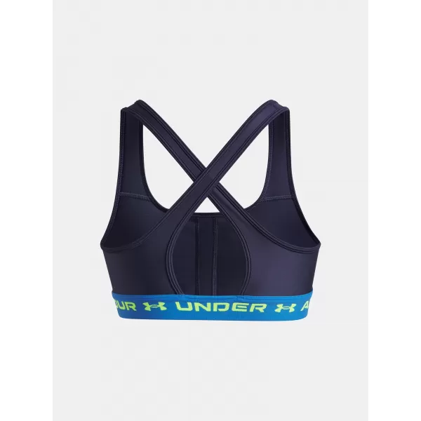  Ženski nedrček UNDER ARMOUR CROSSBACK MID BRA 1361034-403 MODRA 