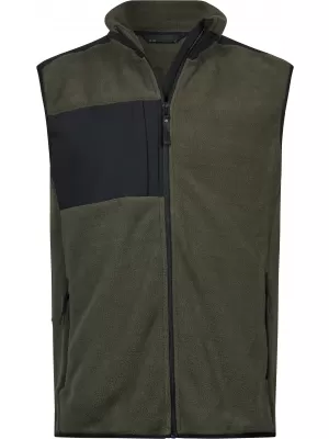 Moški telovnik TEE JAYS | TJ 9122 GLOBOKO ZELENA/ČRNA
