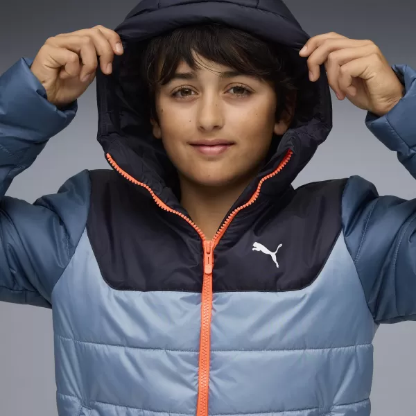  Jakna PUMA ESS HOODED PADDED JACKET 68522634 KUL MODRA 