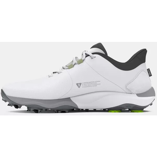  Moški čevlji UNDER ARMOUR UA DRIVE PRO WIDE 3026919-100 BELA 
