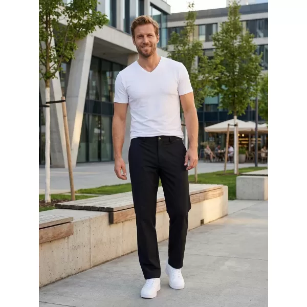  Moške hlače ALTISPORT ATS TROUSER CLASSIC-FIT ČRNA 