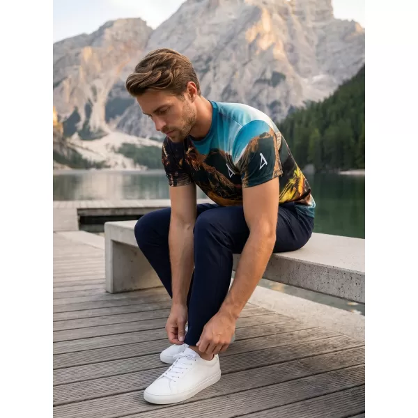  Moška vrhunska majica za prosti čas ALTISPORT VOJ/ALM116TR06 KOČA 