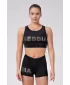 Zlati mrežasti mini top 830 BLACK Nebbia