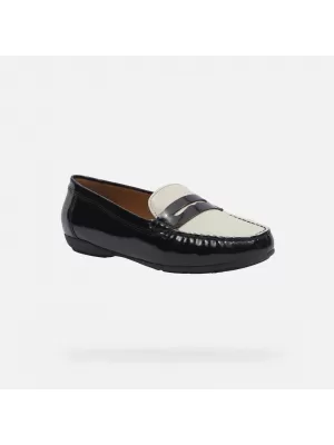 Ženski mokasini GEOX ANNYTAH MOC G000633 ČRNA
