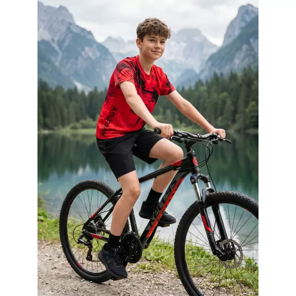  Otroška premium funkcionalna majica ALTISPORT VOJ/ALK071TR01 RDEČA 