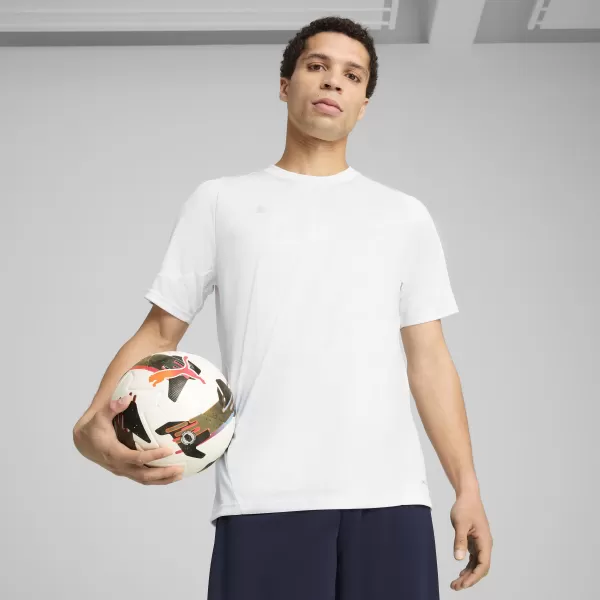  Moški dres PUMA TEAMCUP TRAINING JERSEY 659167_04 PUMA WHITE/PUMA SILVER 
