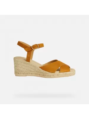 Ženske sandale GEOX GELSA LOW JANTAR