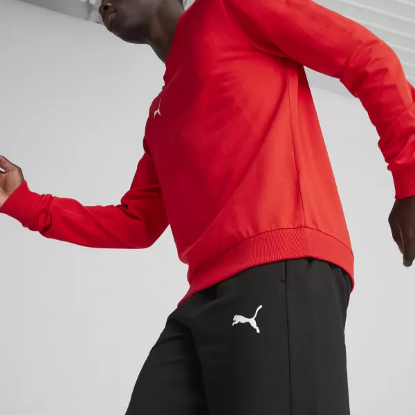  Moška jopica PUMA TEAMGOAL CASUALS CREW NECK S 658592_01 PUMA RED/PUMA WHITE 