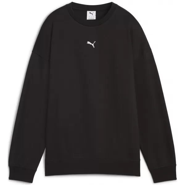  Damske trenirke PUMA ESS OVERSIZED CREW FL 68540001 PUMA ČRNA 