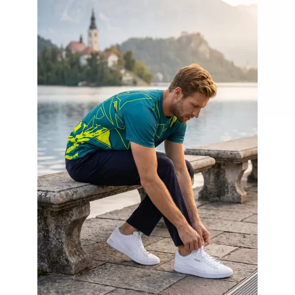 Moška vrhunska majica za prosti čas ALTISPORT VOJ/ALM123TR06 KEROZIN 