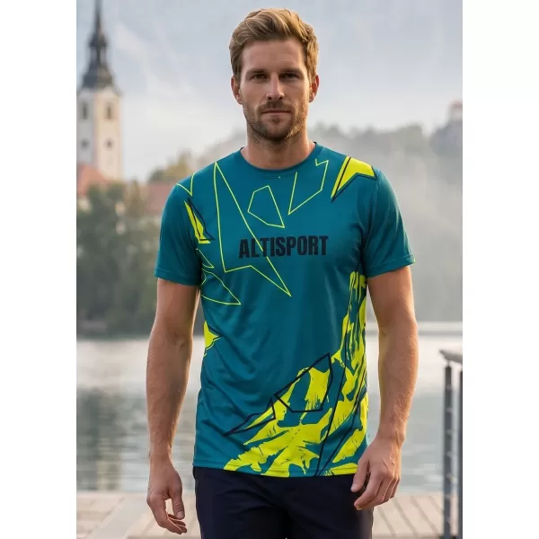  Moška vrhunska majica za prosti čas ALTISPORT VOJ/ALM123TR06 KEROZIN 