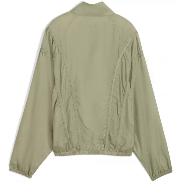  Ženska jakna PUMA DARE TO OVERSIZED WOVEN JACKET 63214882 LUKS VOJSKA 