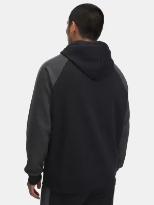 Moški pulover UNDER ARMOUR RIVAL FLC CB HOOD ČRNA