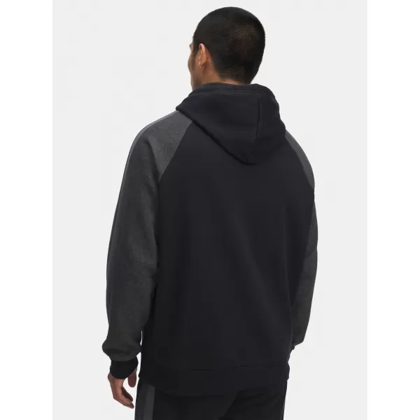  Moški pulover UNDER ARMOUR RIVAL FLC CB HOOD ČRNA 