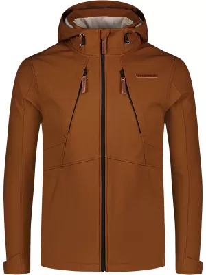 Moška softshell jakna NORDBLANC NBWSM8264 PUŠTÍKOVA RJAVA
