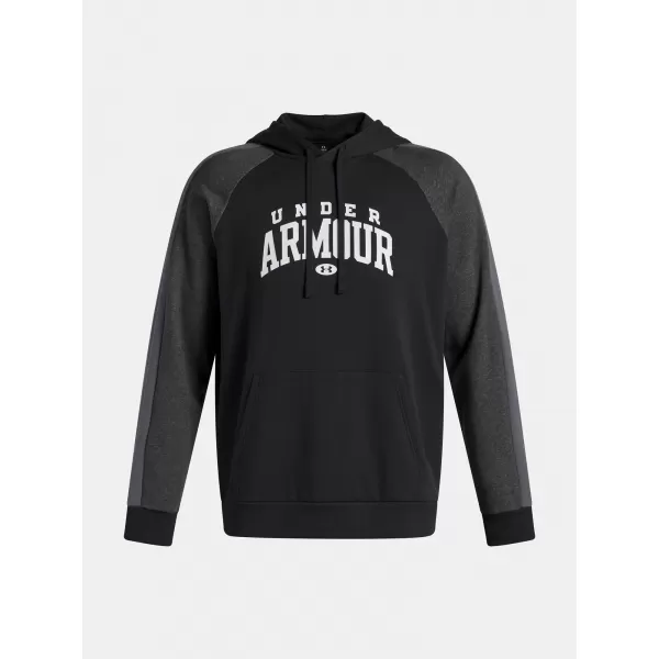  Moški pulover UNDER ARMOUR RIVAL FLC CB HOOD ČRNA 