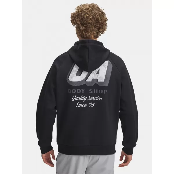  Moški pulover UNDER ARMOUR UA RIVAL FLEECE HBR LOGO HD 6003955-001 ČRNA 