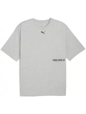 Moška majica s kratkimi rokavi PUMA M GRAPHIC OVERSIZE TEE 52762604 SVETLO SIVO VRESJE