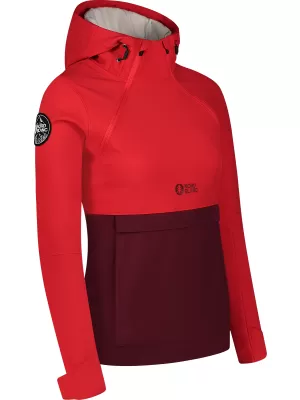 Ženski softshell anorak NORDBLANC NBWSL8275 RDEČA