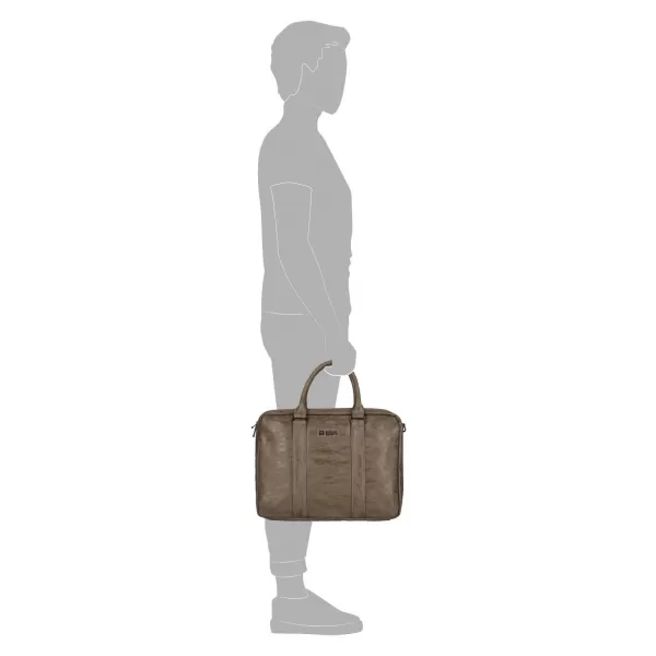  Torba ENRICO BENETTI ROTTERDAM 15 NOTEBOOK BAG SREDNJE TAUPE 