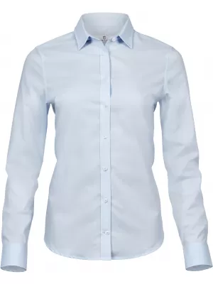 Ženska srajca TEE JAYS | TJ 4025 SVETLO MODRA