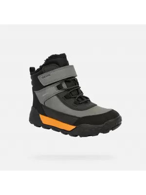 Fantovski zimski čevlji GEOX TREKKYUP B ABX J46MBE0MEMSC0036 ČRNA