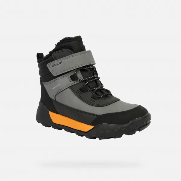  Fantovski zimski čevlji GEOX TREKKYUP B ABX J46MBE0MEMSC0036 ČRNA 