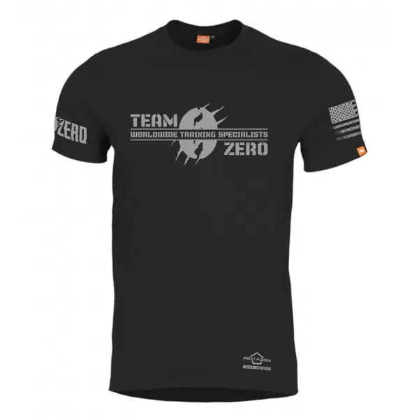  Majica s kratkimi rokavi PENTAGON AGERON ZERO EDITION K09012 ČRNA 