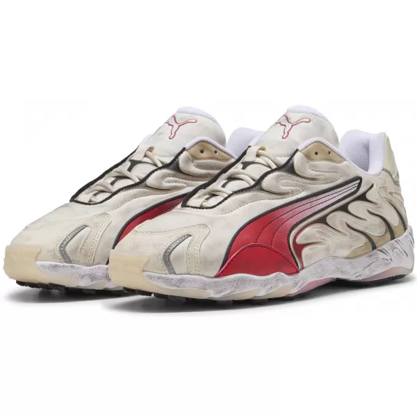  Moški čevlji PUMA INHALE DISTRESSED 40453202 ALPSKI SNEG/ZA VES ČAS RDEČ 