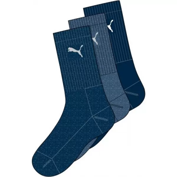 Moške nogavice PUMA CREW SOCK 3P 88035503 MORNARICA 