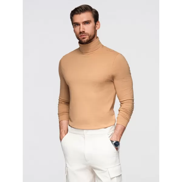  Srajca OMBRE OM-LSCL-0130 SVETLO RJAVA 