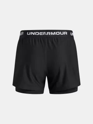 Dekliške kratke hlače UNDER ARMOUR UA TECH PLAY UP 2N1 SHORT 6004985-005 ČRNA