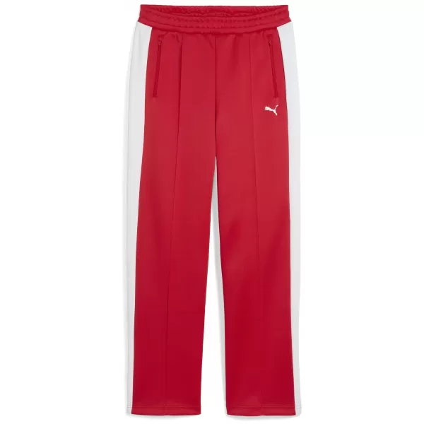  Ženske trenirke PUMA T7 ALWAYS ON STRAIGHT TRACK PANTS OP 62979711 ZA VSE ČASE RDEČE 