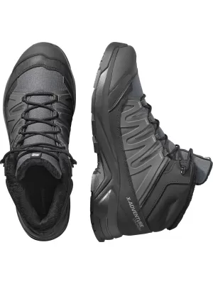 Moški čevlji SALOMON X-ADVENTURE COLDRUSH WATERPROOF ASFALT/ČRNA/ZLITINA