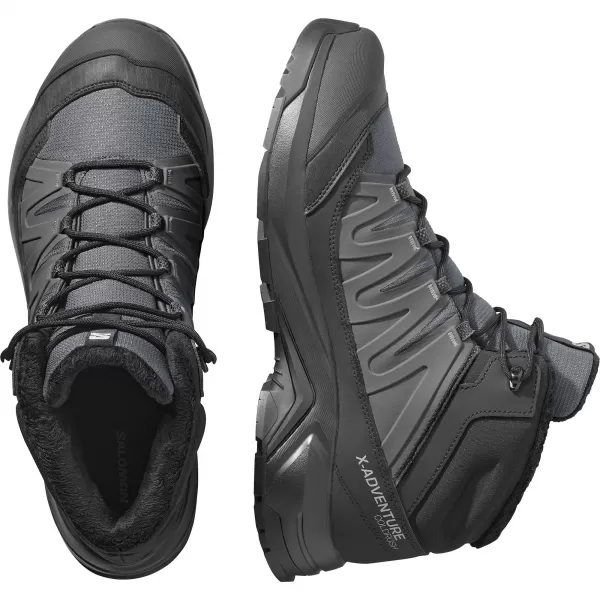  Moški čevlji SALOMON X-ADVENTURE COLDRUSH WATERPROOF ASFALT/ČRNA/ZLITINA 