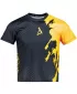 Otroška premium funkcionalna majica ALTISPORT VOJ/ALM112TR01 ČRNO-FLUO ORANŽNA