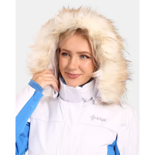 Ženska smučarska jakna KILPI CARRIE-W ZL0108KI BELA 