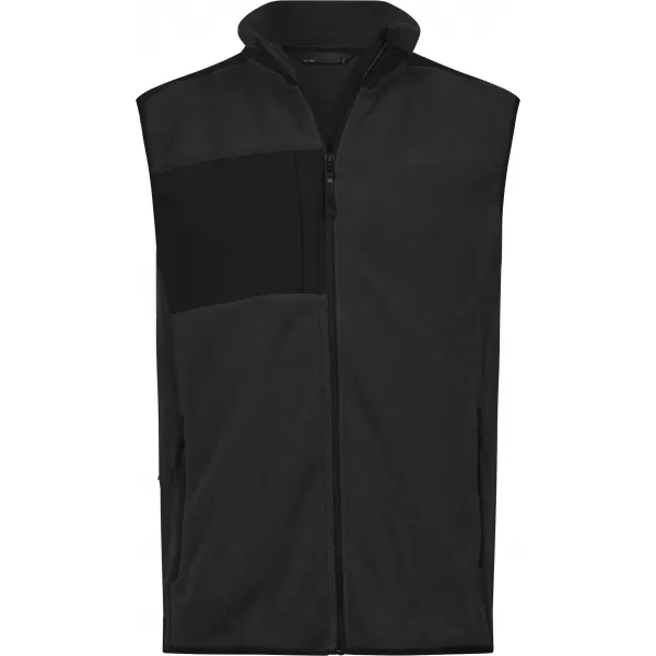  Moški telovnik TEE JAYS | TJ 9122 ČRNA/ČRNA 