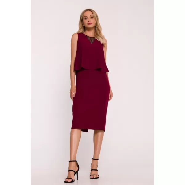  Obleka STYLOVE S422 KOSTANJEVA 