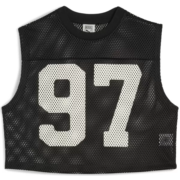  Tank Top PUMA X ROSÉ RELAXED MESH TOP 63380401 PUMA ČRNA 
