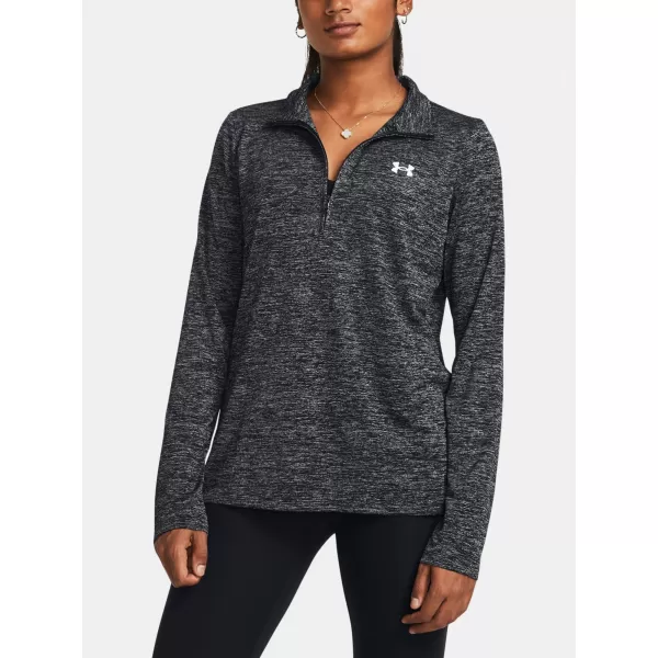  Ženski pulover UNDER ARMOUR TECH 1/2 ZIP- TWIST ČRNA 