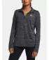Ženski pulover UNDER ARMOUR TECH 1/2 ZIP- TWIST ČRNA
